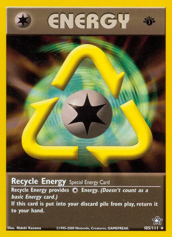 Recycle Energy 105/111 card from Neo Genesis