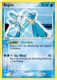 Regice 27/110 card from Holon Phantoms