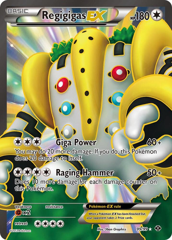 Regigigas EX (99 Full Art) 99/99 card from Next Destinies