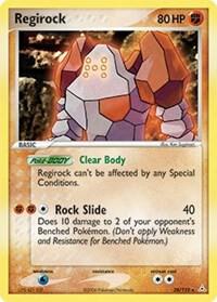 Regirock 28/110 card from Holon Phantoms