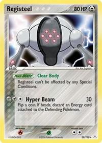 Registeel 29/110 card from Holon Phantoms