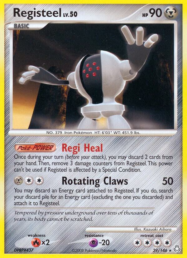 Registeel 39/146 card from Legends Awakened