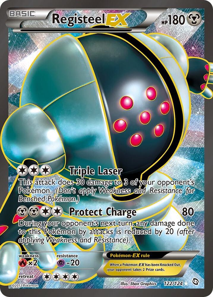 Registeel EX (122 Full Art) 122/124 card from Dragons Exalted