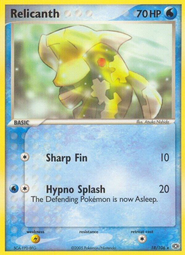 Relicanth 18/106 card from Emerald