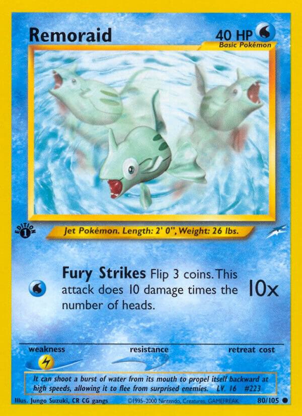 Remoraid 080/105 card from Neo Destiny