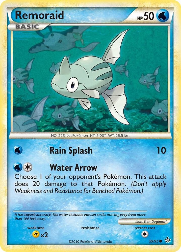 Remoraid 59/95 card from Unleashed