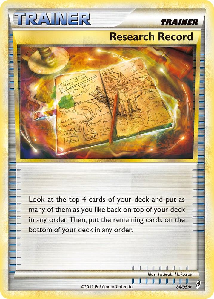 Research Record 84/95 card from Call of Legends