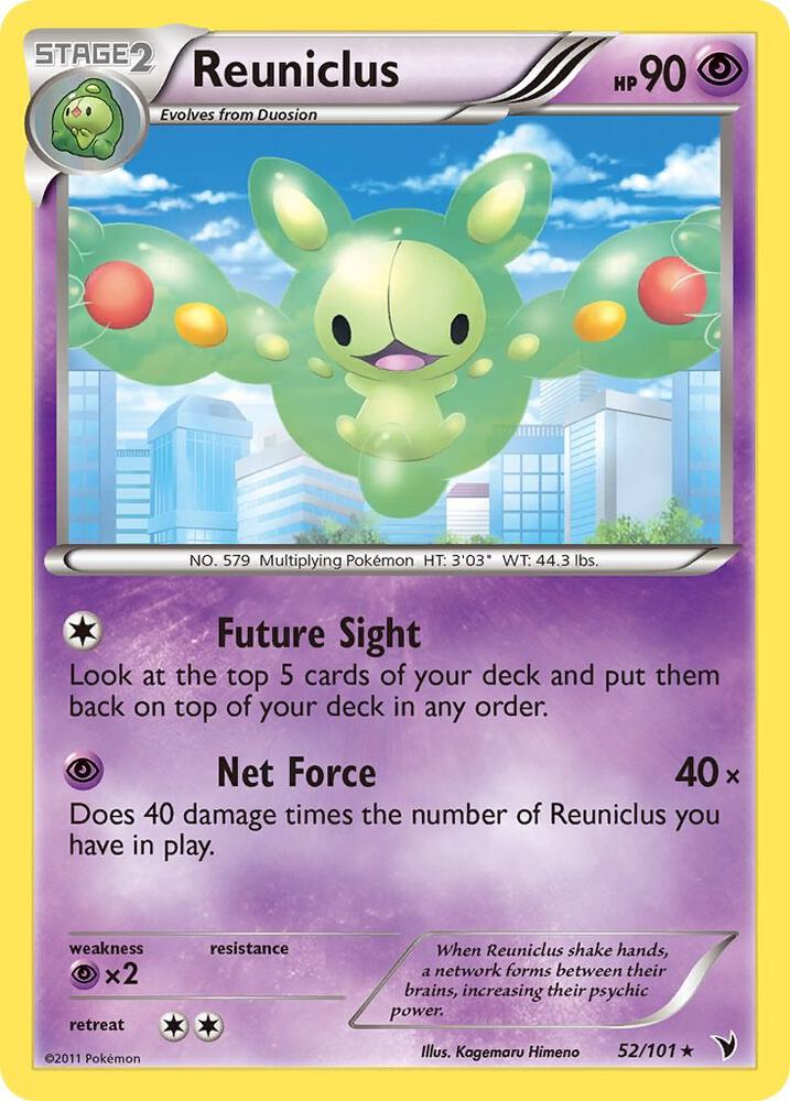 Reuniclus (52) 52/101 card from Noble Victories