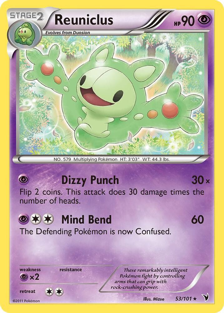Reuniclus (53) 53/101 card from Noble Victories