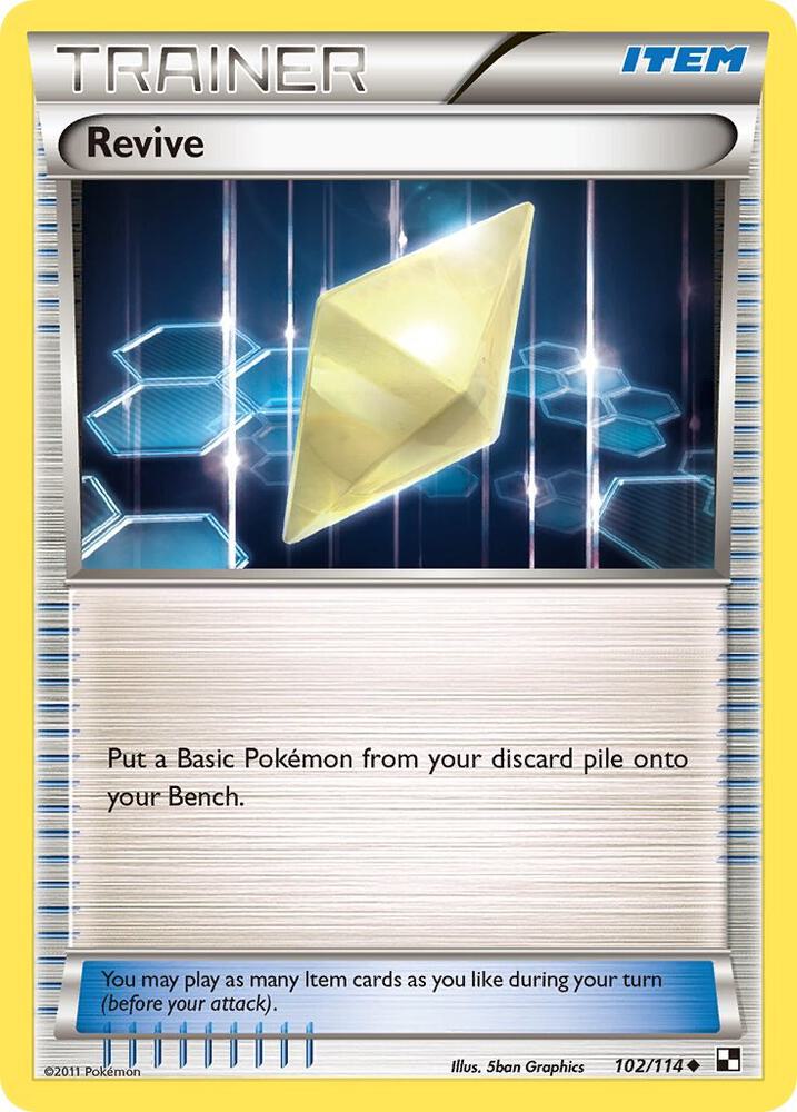 Revive 102/114 card from Black and White