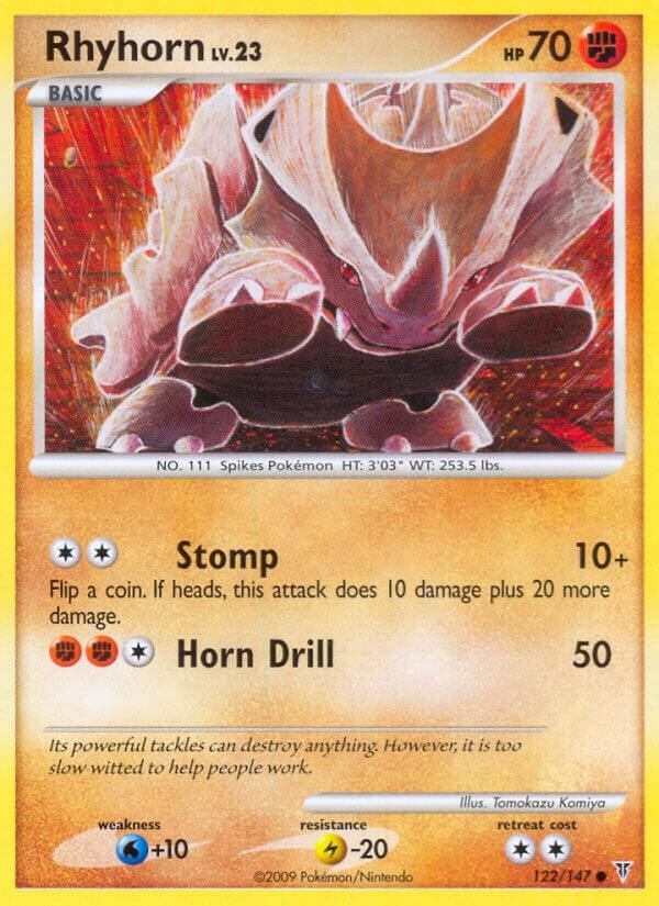 Rhyhorn 122 card from Supreme Victors