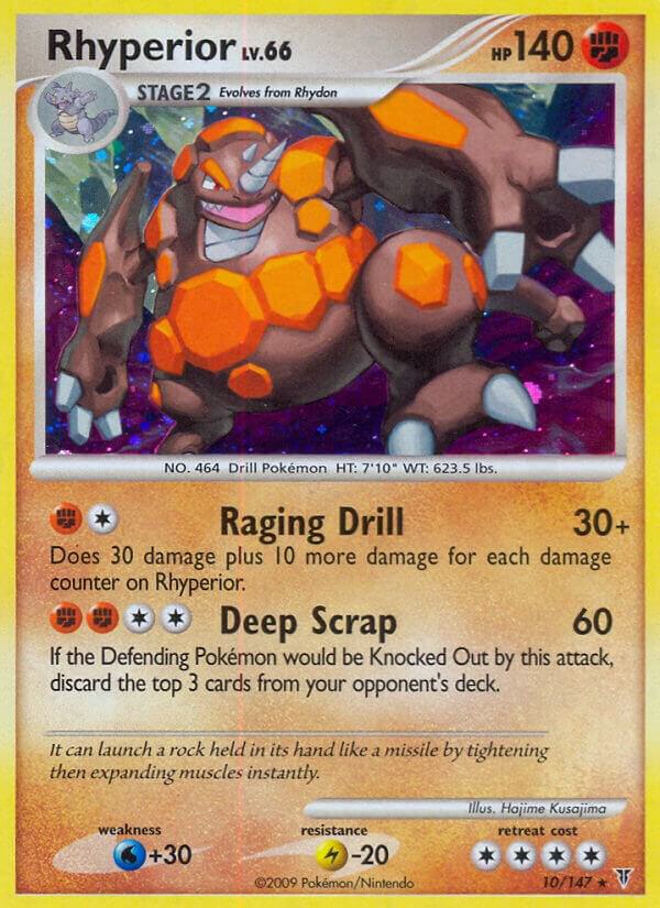 Rhyperior 10 card from Supreme Victors