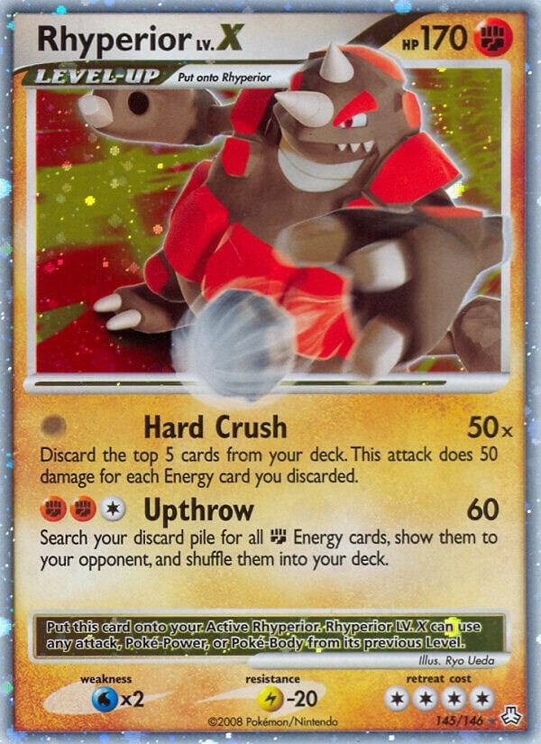 Rhyperior LV.X 145/146 card from Legends Awakened