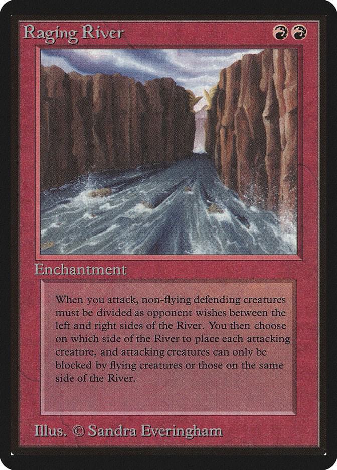 Raging River card from Beta Edition