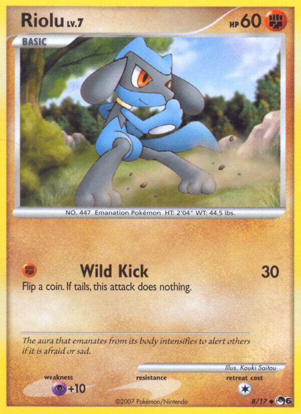 Riolu 008/017 card from POP Series 6