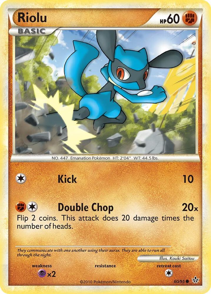 Riolu 60/95 card from Unleashed