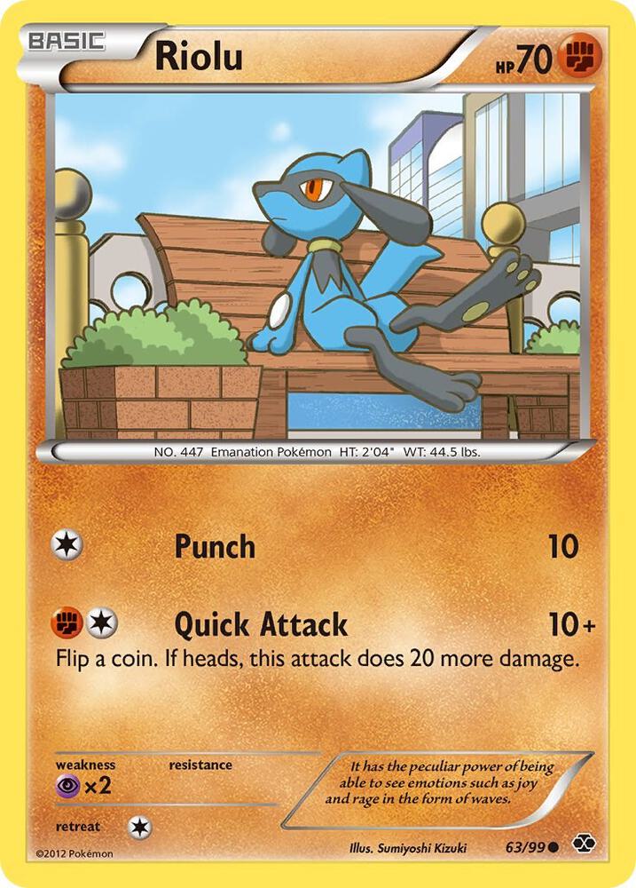Riolu 63/99 card from Next Destinies