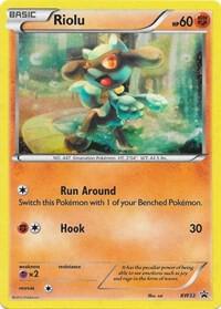 Riolu (Cosmos Holo) BW33 card from Black and White Promos