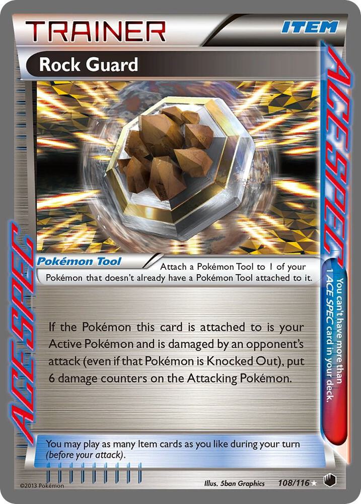 Rock Guard 108/116 card from Plasma Freeze