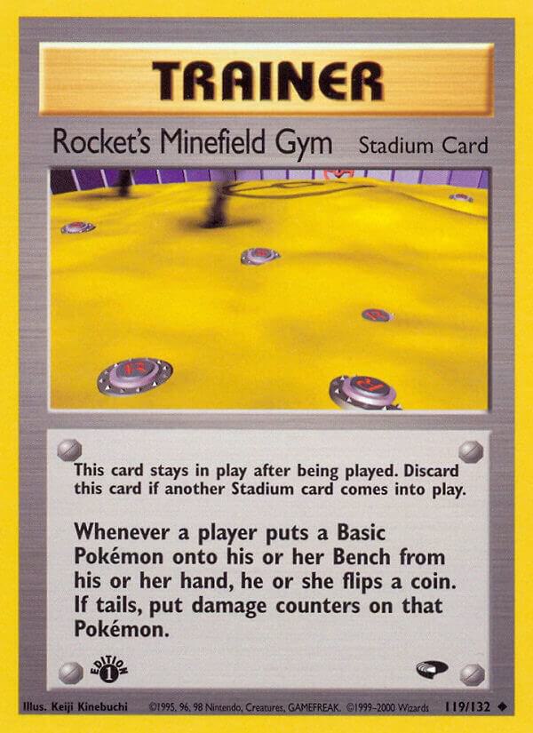 Rocket's Minefield Gym 119/132 card from Gym Challenge