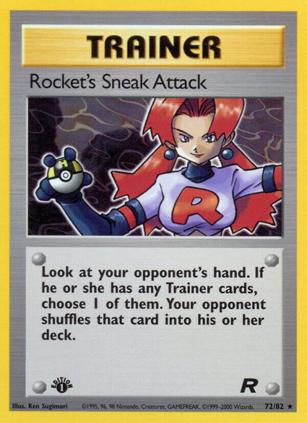 Rocket's Sneak Attack (72) 72/82 card from Team Rocket