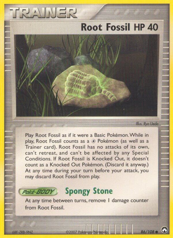 Root Fossil 86/108 card from Power Keepers