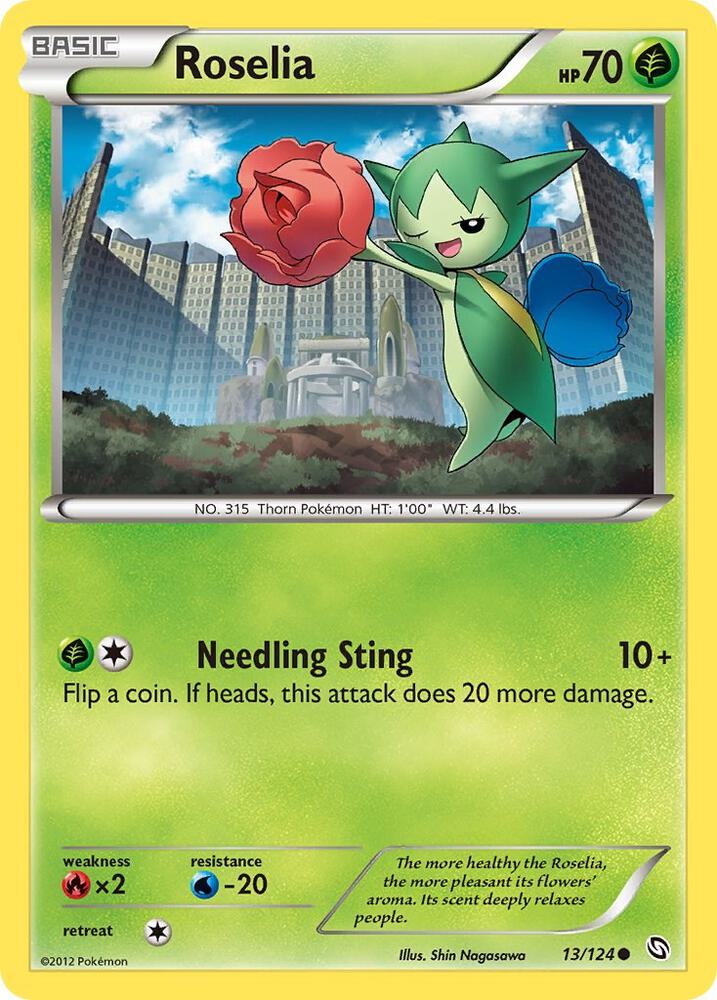 Roselia (13) 13/124 card from Dragons Exalted