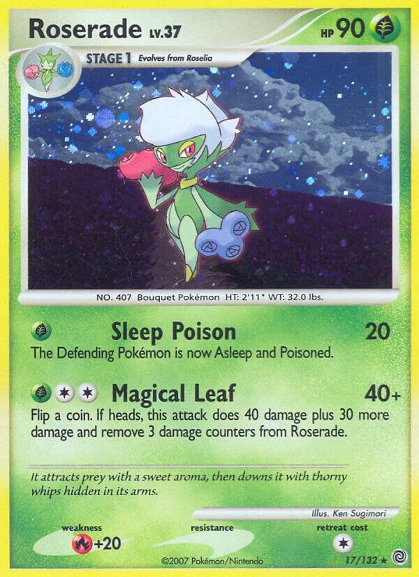 Roserade 17/132 card from Secret Wonders