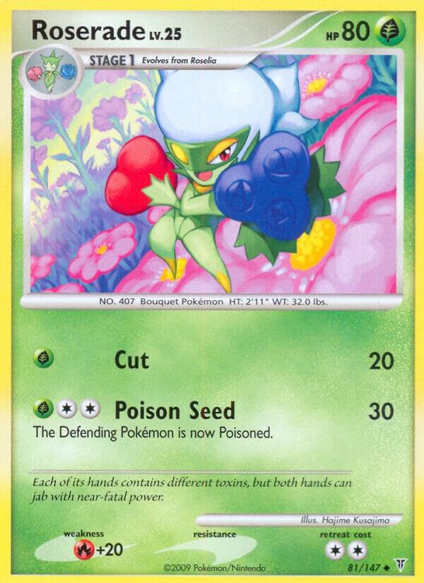 Roserade 81 card from Supreme Victors
