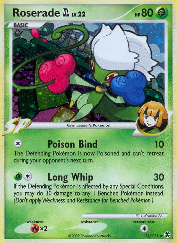 Roserade GL 12/111 card from Rising Rivals
