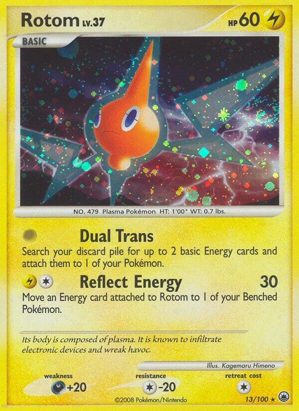 Rotom 13/100 card from Majestic Dawn