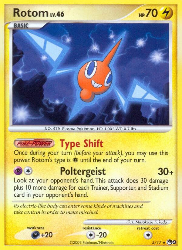 Rotom 005/017 card from POP Series 9