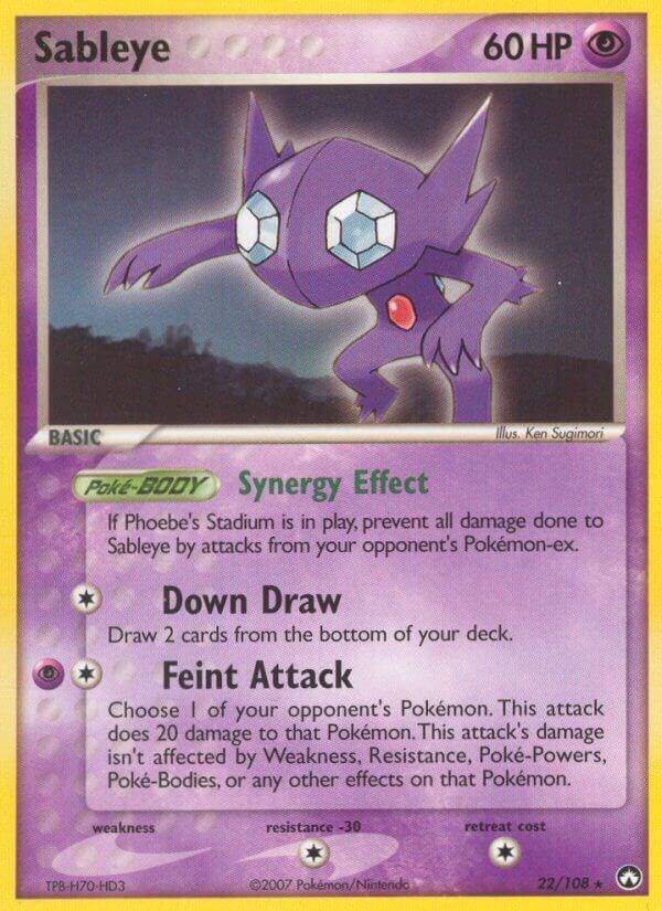Sableye 22/108 card from Power Keepers