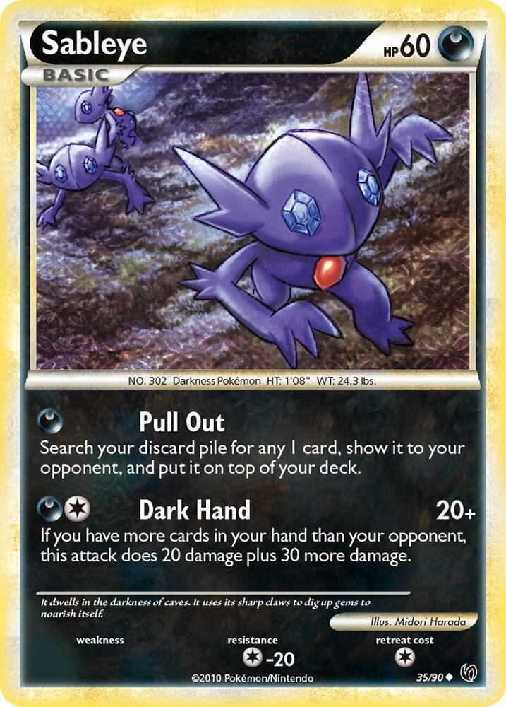 Sableye 35/90 card from Undaunted