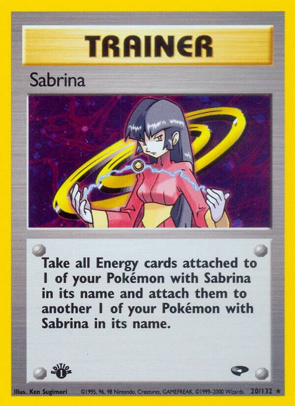 Sabrina (20) 020/132 card from Gym Challenge