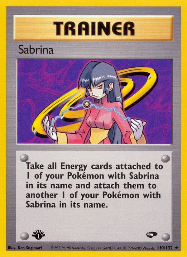 Sabrina (110) 110/132 card from Gym Challenge