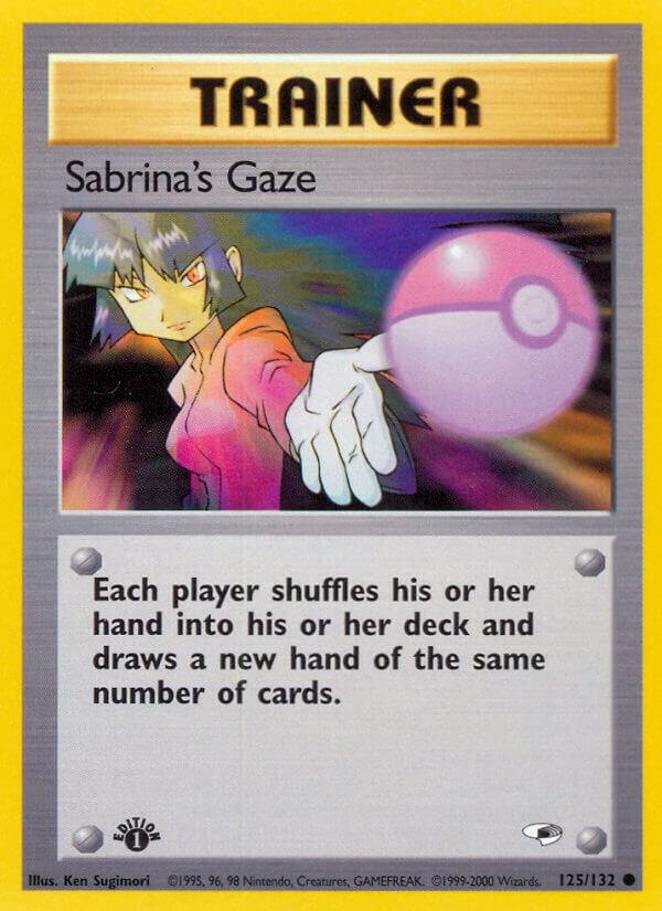 Sabrina's Gaze 125/132 card from Gym Heroes