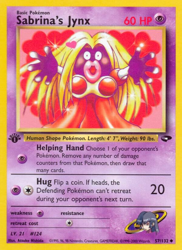 Sabrina's Jynx 057/132 card from Gym Challenge