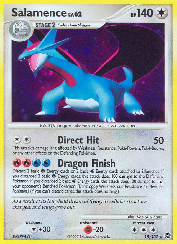 Salamence 18/132 card from Secret Wonders