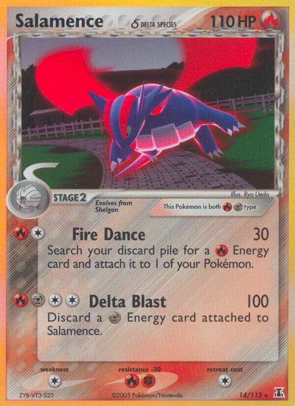 Salamence (Delta Species) 14/113 card from Delta Species