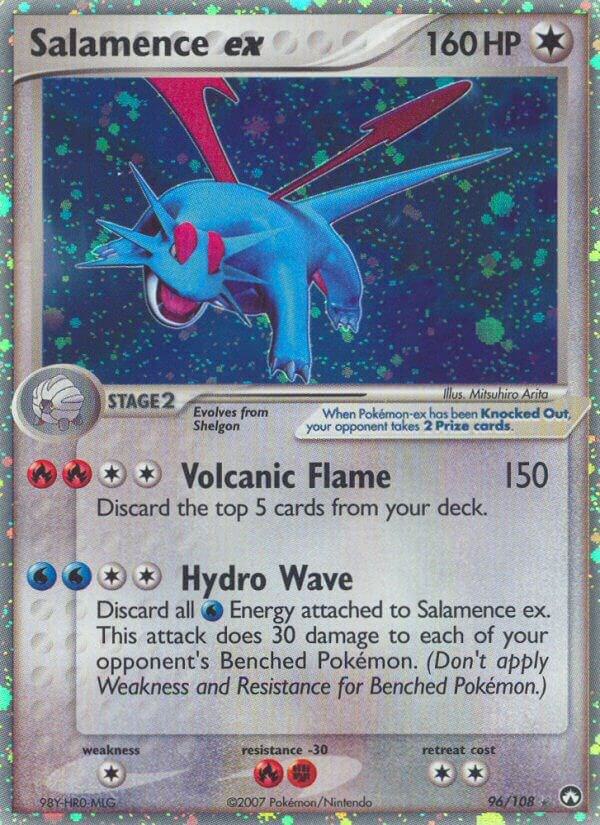 Salamence ex 96/108 card from Power Keepers