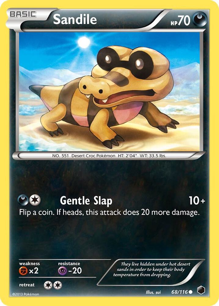 Sandile 68/116 card from Plasma Freeze