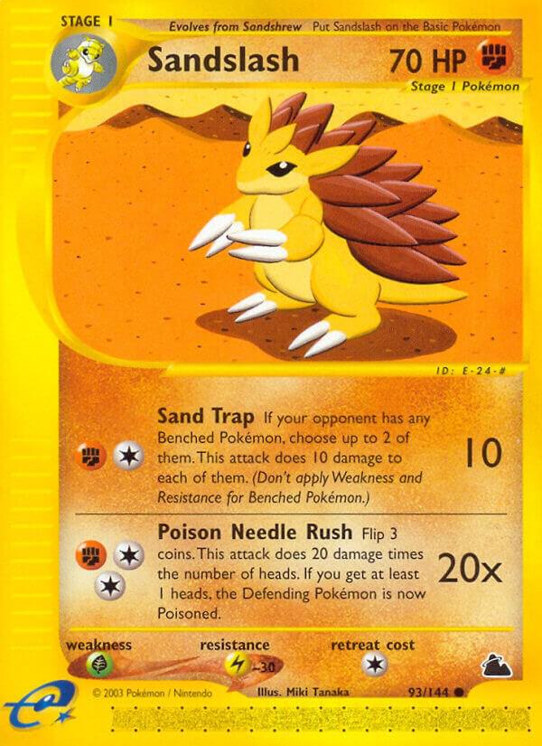 Sandslash 093/144 card from Skyridge