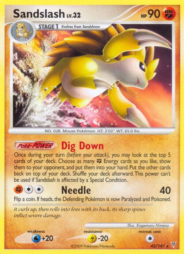 Sandslash 42 card from Supreme Victors