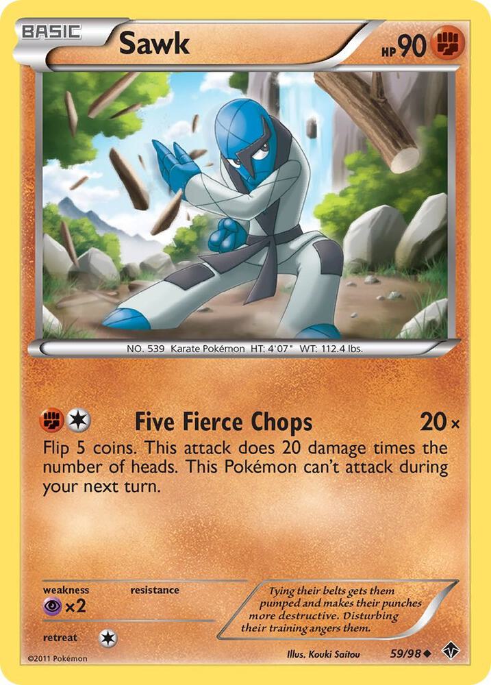 Sawk 59/98 card from Emerging Powers