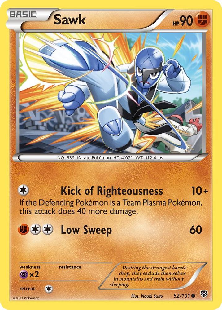 Sawk 52/101 card from Plasma Blast