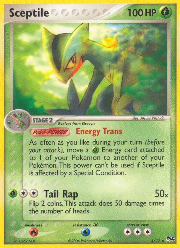 Sceptile 005/017 card from POP Series 4