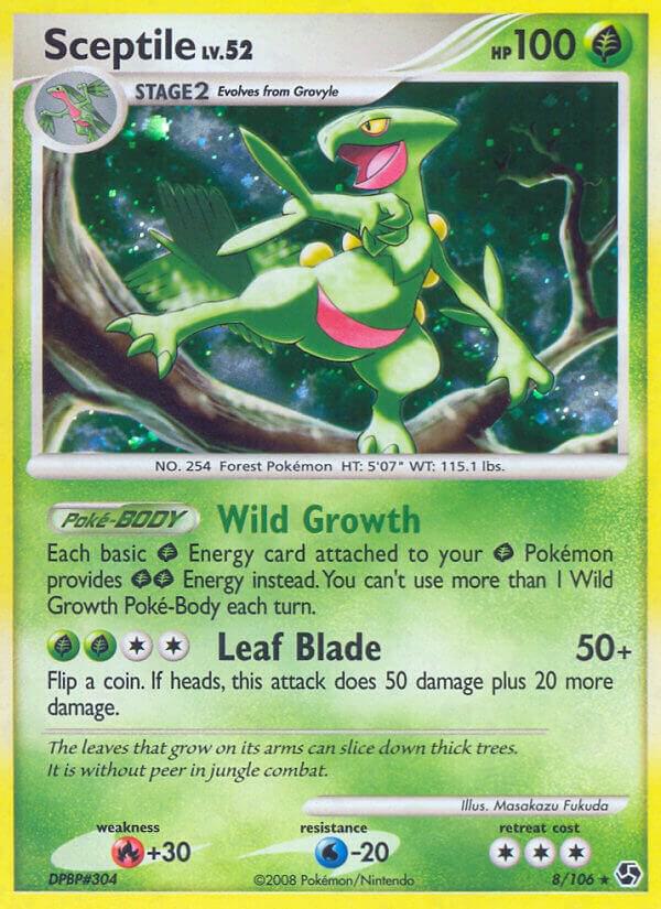 Sceptile 8/106 card from Great Encounters