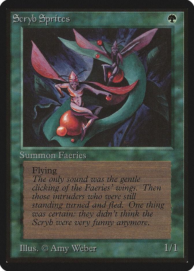 Scryb Sprites card from Beta Edition