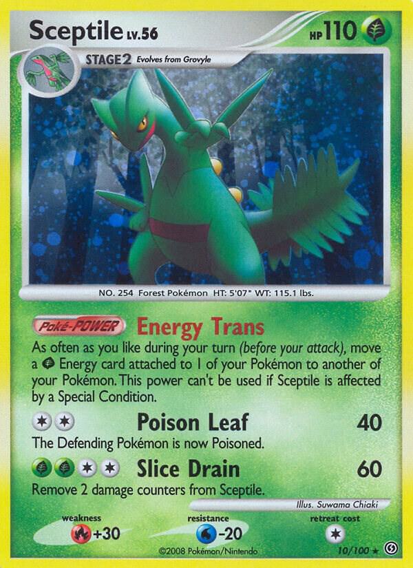 Sceptile 10/100 card from Stormfront